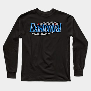 Existential 90s TV Tribute Graphic Design Long Sleeve T-Shirt